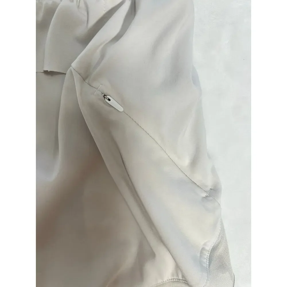 White Athletic Shorts by Athleta Women's Medium